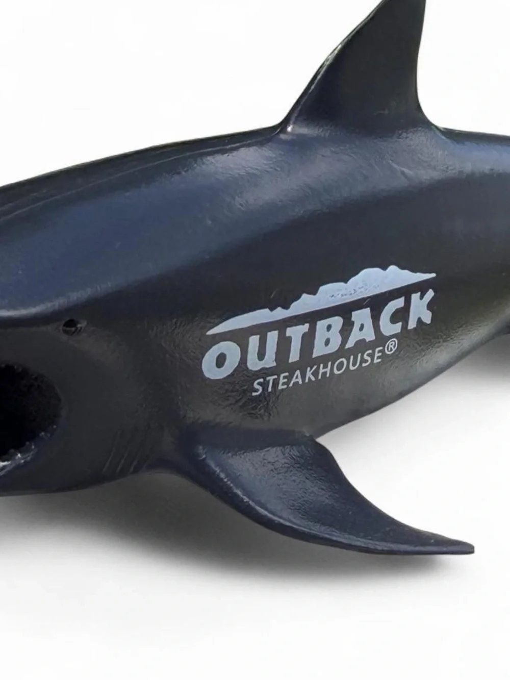 Outback Steakhouse Grey Shark Toy Shot Shooter Liquor Floater